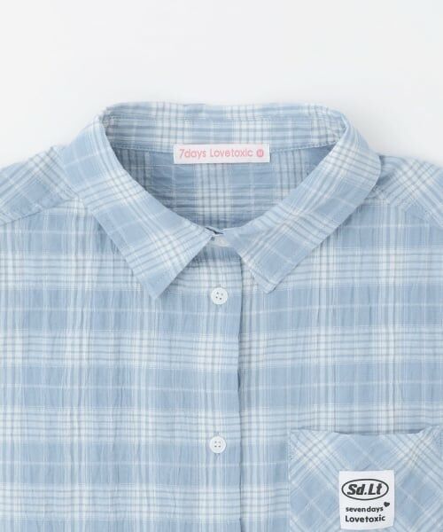 Lovetoxic / ラブトキシック シャツ・ブラウス | 【7days】チェックビック半袖シャツ | 詳細14