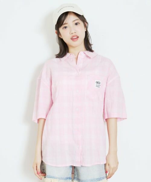 Lovetoxic / ラブトキシック シャツ・ブラウス | 【7days】チェックビック半袖シャツ | 詳細2