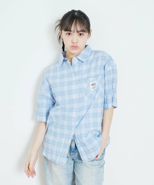 Lovetoxic / ラブトキシック シャツ・ブラウス | 【7days】チェックビック半袖シャツ | 詳細3