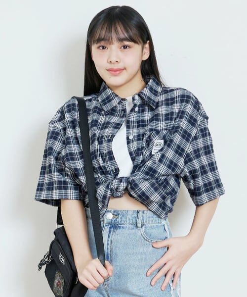 Lovetoxic / ラブトキシック シャツ・ブラウス | 【7days】チェックビック半袖シャツ | 詳細7