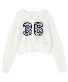 Lovetoxic / ラブトキシック パーカー | 【7days】メッシュニットパーカー