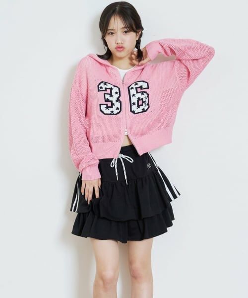 Lovetoxic / ラブトキシック パーカー | 【7days】メッシュニットパーカー | 詳細1