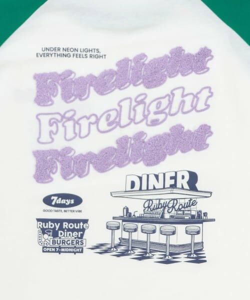 Lovetoxic / ラブトキシック Tシャツ | 【7days】ラグランチュニックTシャツT | 詳細11