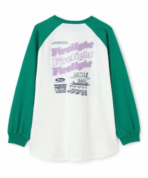 Lovetoxic / ラブトキシック Tシャツ | 【7days】ラグランチュニックTシャツT | 詳細6