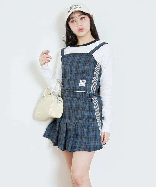 Lovetoxic / ラブトキシック キャミソール・チューブトップ | 【7days】サイドラインキャミセツトアップ（グリーン）