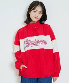 Lovetoxic / ラブトキシック ブルゾン | 【7days】切替ロゴウインドブレーカー