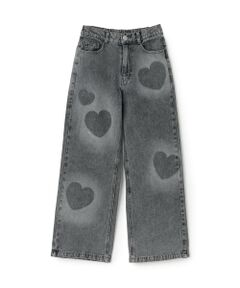 Lovetoxic / ラブトキシック その他パンツ | 【LTXC】モチーフスプレーデニムワイドパンツ