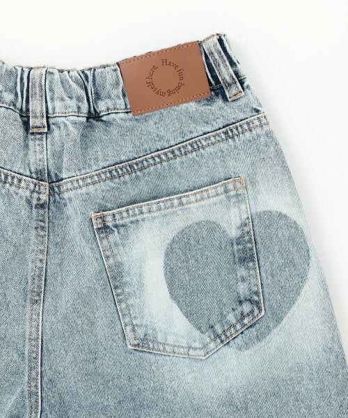 Lovetoxic / ラブトキシック その他パンツ | 【LTXC】モチーフスプレーデニムワイドパンツ | 詳細15