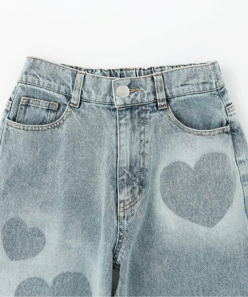 Lovetoxic / ラブトキシック その他パンツ | 【LTXC】モチーフスプレーデニムワイドパンツ | 詳細2