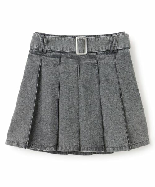 Lovetoxic / ラブトキシック ショート・ハーフ・半端丈パンツ | 【LTXC】ベルトつきデニムプリーツスカート | 詳細11