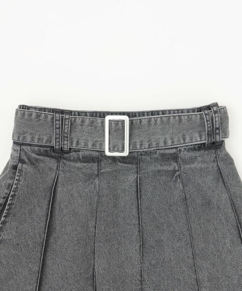 Lovetoxic / ラブトキシック ショート・ハーフ・半端丈パンツ | 【LTXC】ベルトつきデニムプリーツスカート | 詳細13