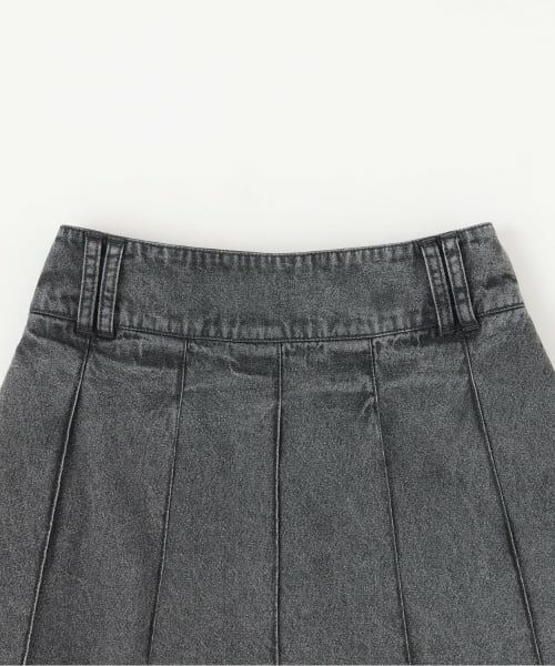 Lovetoxic / ラブトキシック ショート・ハーフ・半端丈パンツ | 【LTXC】ベルトつきデニムプリーツスカート | 詳細3