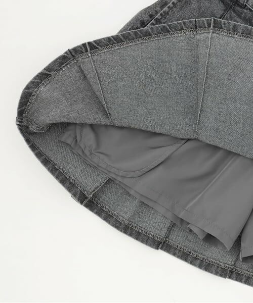 Lovetoxic / ラブトキシック ショート・ハーフ・半端丈パンツ | 【LTXC】ベルトつきデニムプリーツスカート | 詳細7