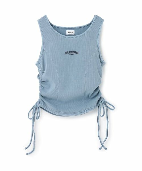 Lovetoxic / ラブトキシック キャミソール・チューブトップ | 【LTXC/抗菌防臭】カップつきピグメントトタンク(ブルー)