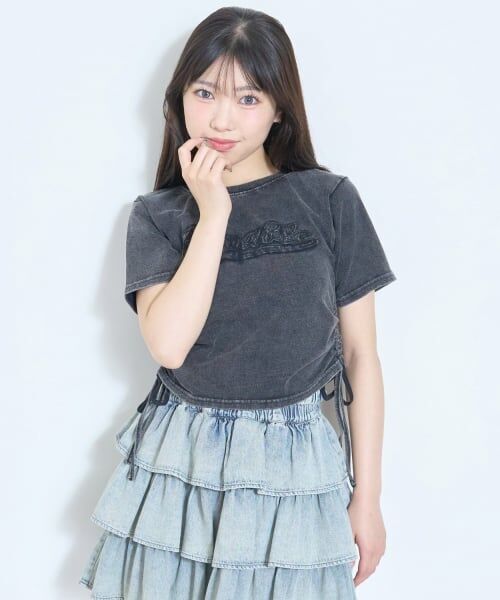 Lovetoxic / ラブトキシック Tシャツ | 【LTXC/綿100%】ピグメントドロスト半袖T | 詳細3