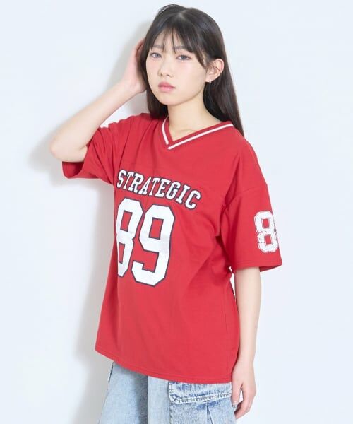 Lovetoxic / ラブトキシック Tシャツ | 【LTXC/綿100%】ナンバーアップリケ半袖T | 詳細3