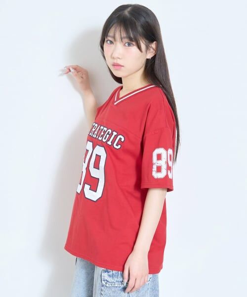 Lovetoxic / ラブトキシック Tシャツ | 【LTXC/綿100%】ナンバーアップリケ半袖T | 詳細4