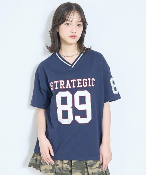 Lovetoxic / ラブトキシック Tシャツ | 【LTXC/綿100%】ナンバーアップリケ半袖T | 詳細5