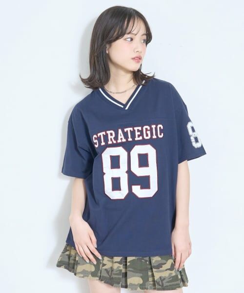 Lovetoxic / ラブトキシック Tシャツ | 【LTXC/綿100%】ナンバーアップリケ半袖T | 詳細6