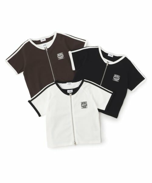 Lovetoxic / ラブトキシック Tシャツ | 【LTXC/抗菌防臭】タンクつきラインジップ半袖 | 詳細12