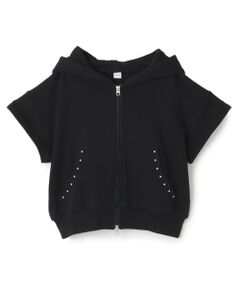 Lovetoxic / ラブトキシック パーカー | 【LTXC/綿100/セット可】半袖ジップパーカー