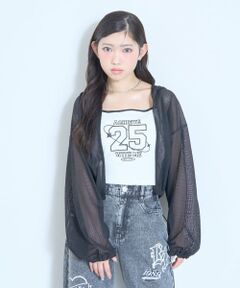 Lovetoxic / ラブトキシック パーカー | 【LTXC/抗菌防臭】キャミつきメッシュパーカー