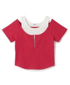 Lovetoxic / ラブトキシック Tシャツ | 【LTXC/抗菌防臭】オフショルレイヤードテレコT