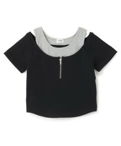 Lovetoxic / ラブトキシック Tシャツ | 【LTXC/抗菌防臭】オフショルレイヤードテレコT