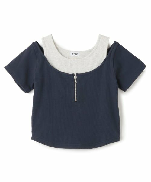 Lovetoxic / ラブトキシック Tシャツ | 【LTXC/抗菌防臭】オフショルレイヤードテレコT | 詳細12