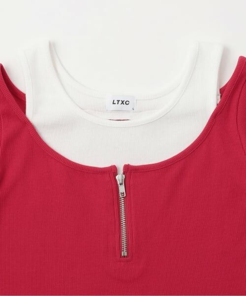 Lovetoxic / ラブトキシック Tシャツ | 【LTXC/抗菌防臭】オフショルレイヤードテレコT | 詳細2