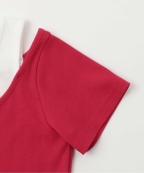 Lovetoxic / ラブトキシック Tシャツ | 【LTXC/抗菌防臭】オフショルレイヤードテレコT | 詳細3