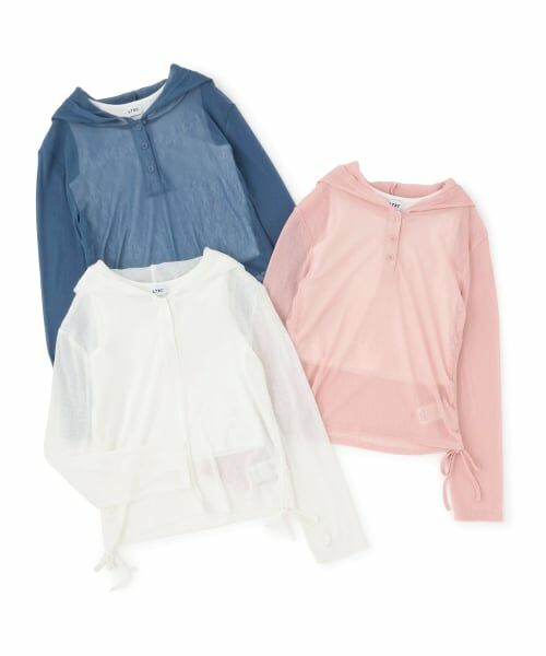 Lovetoxic / ラブトキシック Tシャツ | 【LTXC】インナーつきシアーヘンリーフードニットカットソー | 詳細3