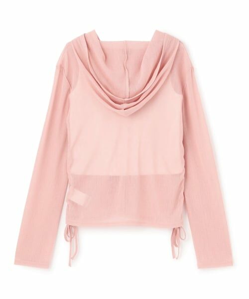 Lovetoxic / ラブトキシック Tシャツ | 【LTXC】インナーつきシアーヘンリーフードニットカットソー | 詳細5