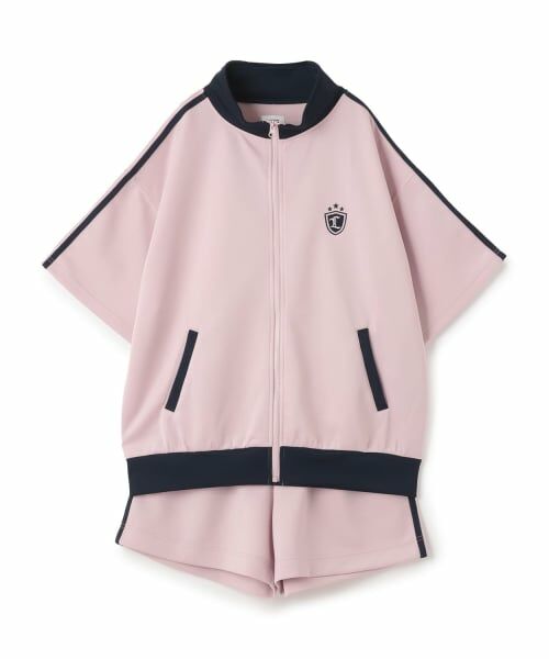 Lovetoxic / ラブトキシック カーディガン・ボレロ | 【LTXC/吸水速乾】半袖トラックジャケットセット（ピンク）