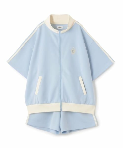 Lovetoxic / ラブトキシック カーディガン・ボレロ | 【LTXC/吸水速乾】半袖トラックジャケットセット（サックス）