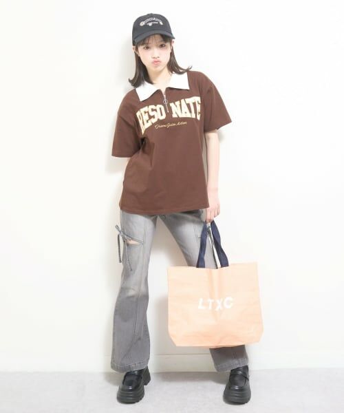 Lovetoxic / ラブトキシック トートバッグ | 【LTXC】バイカラーエコトート | 詳細4