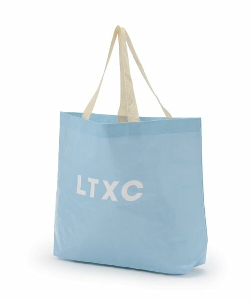Lovetoxic / ラブトキシック トートバッグ | 【LTXC】バイカラーエコトート（サックス）