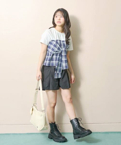 Lovetoxic / ラブトキシック ショート・ハーフ・半端丈パンツ | 美脚見えタックフレアキュロット | 詳細4