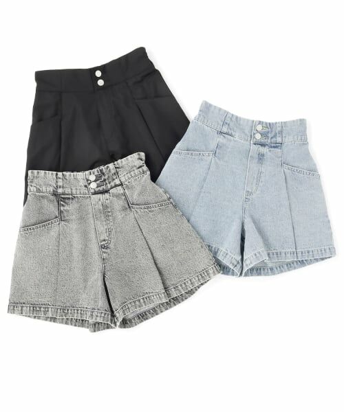 Lovetoxic / ラブトキシック ショート・ハーフ・半端丈パンツ | 美脚見えタックフレアキュロット | 詳細5