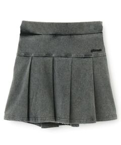 Lovetoxic / ラブトキシック ショート・ハーフ・半端丈パンツ | デニムライクカットプリーツスカート