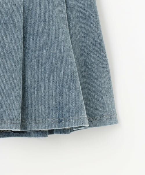 Lovetoxic / ラブトキシック ショート・ハーフ・半端丈パンツ | デニムライクカットプリーツスカート | 詳細10
