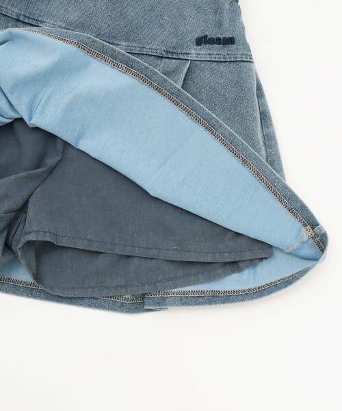 Lovetoxic / ラブトキシック ショート・ハーフ・半端丈パンツ | デニムライクカットプリーツスカート | 詳細11
