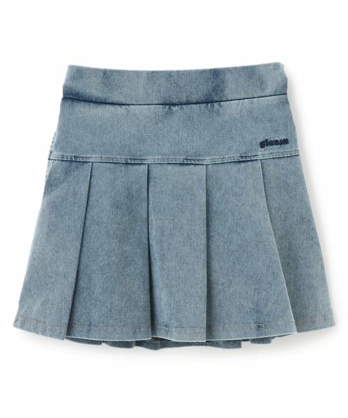 Lovetoxic / ラブトキシック ショート・ハーフ・半端丈パンツ | デニムライクカットプリーツスカート | 詳細4