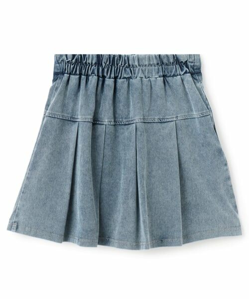 Lovetoxic / ラブトキシック ショート・ハーフ・半端丈パンツ | デニムライクカットプリーツスカート | 詳細5