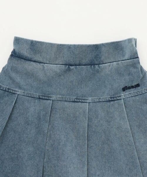 Lovetoxic / ラブトキシック ショート・ハーフ・半端丈パンツ | デニムライクカットプリーツスカート | 詳細6