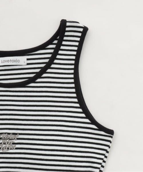 Lovetoxic / ラブトキシック キャミソール・チューブトップ | カップつきテレコタンクトップ | 詳細4