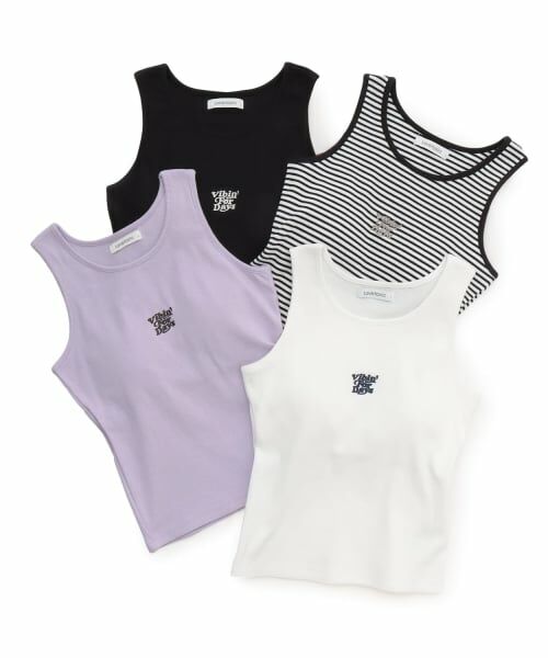 Lovetoxic / ラブトキシック キャミソール・チューブトップ | カップつきテレコタンクトップ | 詳細9