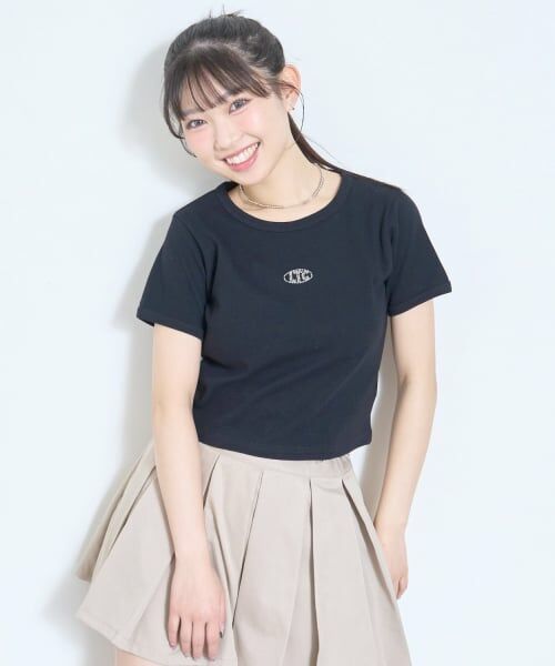 Lovetoxic / ラブトキシック Tシャツ | 【抗菌防臭】テレコ半袖T（黒）