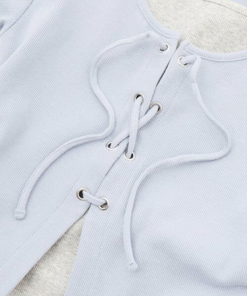 Lovetoxic / ラブトキシック Tシャツ | レースアップテレコ半袖T | 詳細10