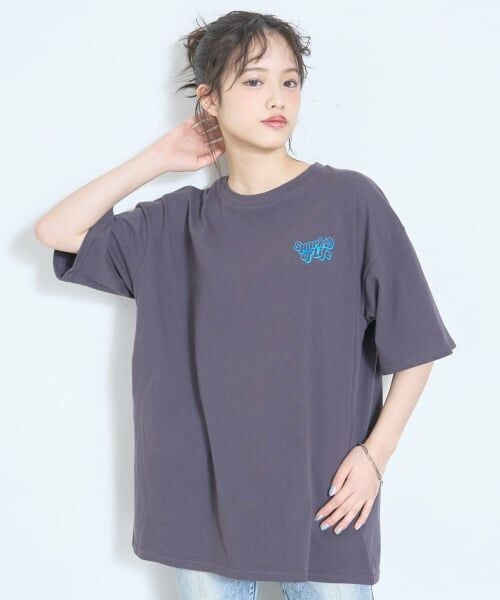 Lovetoxic / ラブトキシック Tシャツ | 【綿100%】バックフォトルーズ半袖T | 詳細5